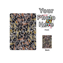 Modern Camo Tropical Print Design Playing Cards 54 Designs (mini) by dflcprintsclothing