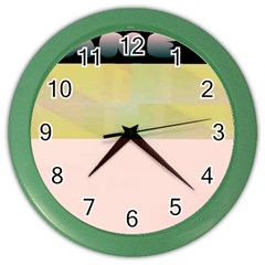 Janet 1 Color Wall Clock by Janetaudreywilson