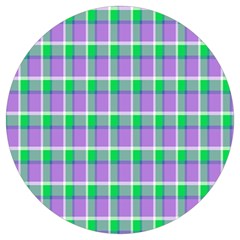 Checks Round Trivet by Sparkle