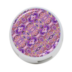 Liquid Art Pouring Abstract Seamless Pattern Tiger Eyes 4-port Usb Hub (two Sides) by artico