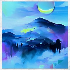 Moon Mountains Canvas 16  X 16  by Dazzleway