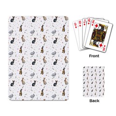 Cute Rabbit Playing Cards Single Design (rectangle) by SychEva