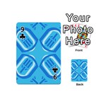 Abstract pattern geometric backgrounds   Playing Cards 54 Designs (Mini) Front - Club9