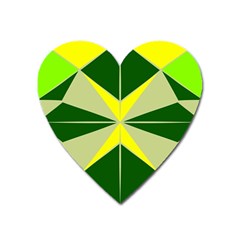 Abstract Pattern Geometric Backgrounds   Heart Magnet by Eskimos