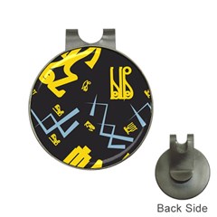 Abstract Pattern Geometric Backgrounds   Hat Clips With Golf Markers by Eskimos