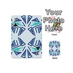 Abstract pattern geometric backgrounds   Playing Cards 54 Designs (Mini) Front - Club3