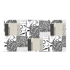 Abstract Pattern Satin Wrap by Sparkle