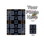 Abstract pattern geometric backgrounds   Playing Cards 54 Designs (Mini) Front - ClubJ