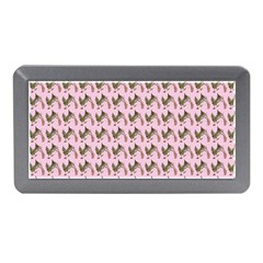 Fern Pattern 2 Pink Memory Card Reader (mini) by violetheavensky
