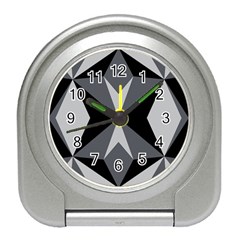 Abstract Pattern Geometric Backgrounds   Travel Alarm Clock by Eskimos