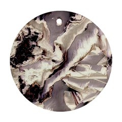 Abstract Wannabe Two Round Ornament (two Sides) by MRNStudios