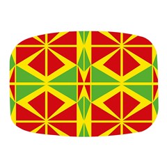 Abstract Pattern Geometric Backgrounds   Mini Square Pill Box by Eskimos