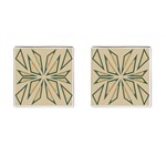 Abstract pattern geometric backgrounds   Cufflinks (Square) Front(Pair)