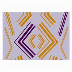 Abstract Geometric Design    Large Glasses Cloth by Eskimos