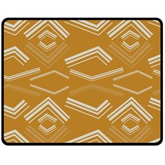 Abstract Geometric Design    Fleece Blanket (medium)  by Eskimos
