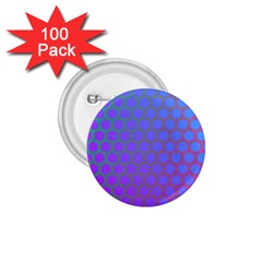 Hex Circle Points Vaporwave One 1 75  Buttons (100 Pack)  by WetdryvacsLair