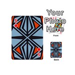 Abstract geometric design    Playing Cards 54 Designs (Mini) Front - Diamond5
