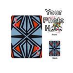Abstract geometric design    Playing Cards 54 Designs (Mini) Front - Diamond7