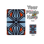 Abstract geometric design    Playing Cards 54 Designs (Mini) Front - Club2