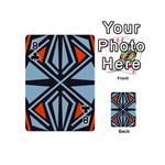 Abstract geometric design    Playing Cards 54 Designs (Mini) Front - Club8