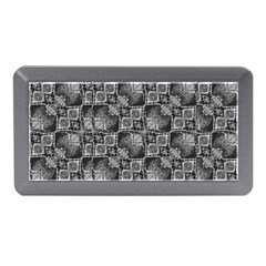 Black And Grey Rocky Geometric Pattern Design Memory Card Reader (mini) by dflcprintsclothing
