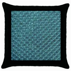 Bubble Wrap Throw Pillow Case (black) by artworkshop