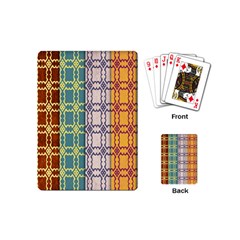 Grungy Vintage Patterns Playing Cards Single Design (mini) by artworkshop