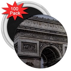 Triumph Arch, Paris, France016 3  Magnets (100 Pack) by dflcprintsclothing