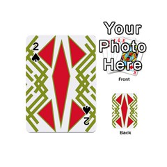 Abstract Pattern Geometric Backgrounds Playing Cards 54 Designs (mini) by Eskimos