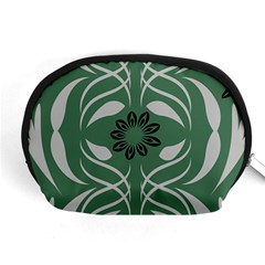 Folk Flowers Print Floral Pattern Ethnic Art Accessory Pouch (medium) by Eskimos
