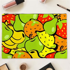 Fruit Food Wallpaper Cosmetic Bag (xxl) by Dutashop