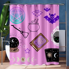 Pastel Goth Witch Pink Shower Curtain 60  X 72  (medium)  by NerdySparkleGoth