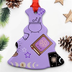 Pastel Goth Witch Purple Christmas Tree Ornament (two Sides) by NerdySparkleGoth