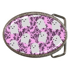 Pink Ghosts Belt Buckles by NerdySparkleGoth