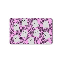 Pink Ghosts Magnet (name Card) by NerdySparkleGoth