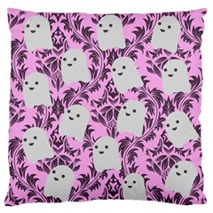 Pink Ghosts Standard Flano Cushion Case (one Side) by NerdySparkleGoth