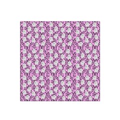Pink Ghost Satin Bandana Scarf 22  X 22  by NerdySparkleGoth