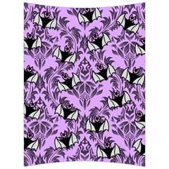 Purple Bats Back Support Cushion by NerdySparkleGoth