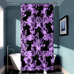Purple Cats Shower Curtain 36  X 72  (stall)  by NerdySparkleGoth