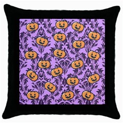 Purple Jack Throw Pillow Case (black) by NerdySparkleGoth