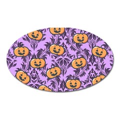 Purple Jack Oval Magnet by NerdySparkleGoth