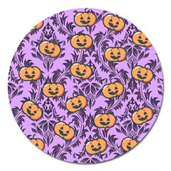 Purple Jack Magnet 5  (round) by NerdySparkleGoth