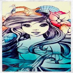 Beautifull Ariel Little Mermaid  Painting Canvas 20  X 20  by artworkshop