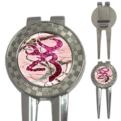 Browning Deer Glitter 3-in-1 Golf Divots by artworkshop