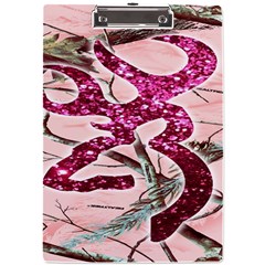Browning Deer Glitter A4 Clipboard by artworkshop