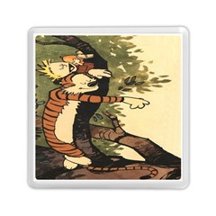 Calvin And Hobbes Memory Card Reader (square) by artworkshop