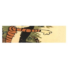 Calvin And Hobbes Oblong Satin Scarf (16  X 60 ) by artworkshop