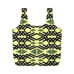 Abstract Pattern Geometric Backgrounds Full Print Recycle Bag (m) by Eskimos