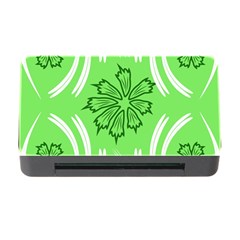 Folk Flowers Print Floral Pattern Ethnic Art Memory Card Reader With Cf by Eskimos
