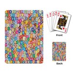 Floral Flowers Playing Cards Single Design (Rectangle) Back